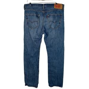 Levis 501 Mens 36x34 Vintage Y2K Jeans Relaxed Fit Mid Rise Denim Cotton Medium